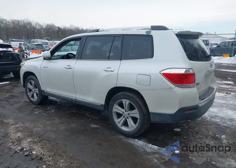 2013 Toyota Highlander Limited V6 z USA, uszkodzony, nr VIN 5TDYK3EH4DS122344